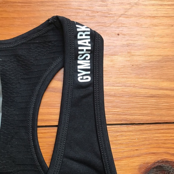 Gymshark Flawless Knit Vest Black Mesh Top, NWT, M - Picture 5 of 13